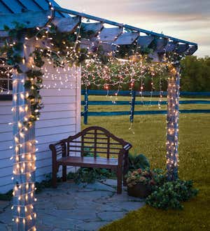 Multifunction Twinkle Lights with Timer, 24'10"L with 96 Lights