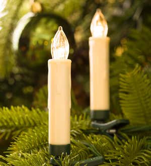 Clip-On Christmas Tree Candle Lights, Set of 10