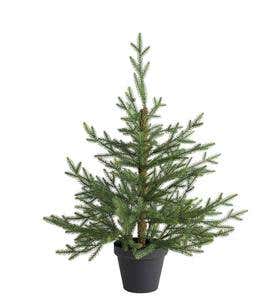Small Faux Norway Spruce Tree
