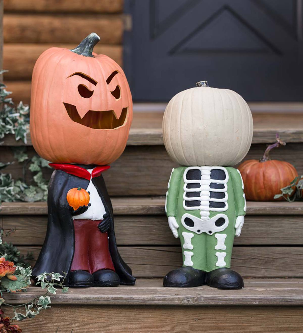 Headless Halloween Pumpkin Holder Figure
