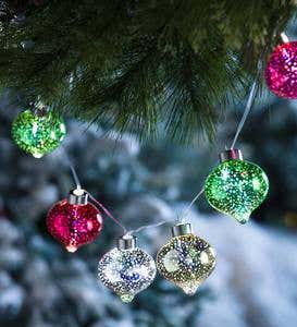 Glass Christmas Lights with 3D Light Effect