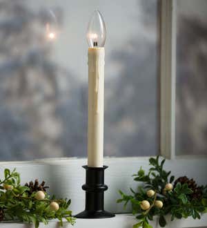 Adjustable Window Hugger Candles, Set of 4 with Remote