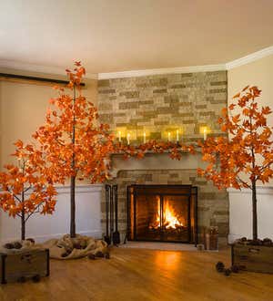 Indoor/Outdoor Electric Lighted Maple Trees