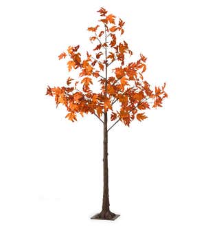 Indoor/Outdoor Electric Lighted Maple Tree, 6'H with 96 Lights