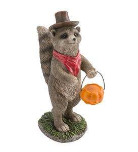 Halloween Raccoon Bandit Statue