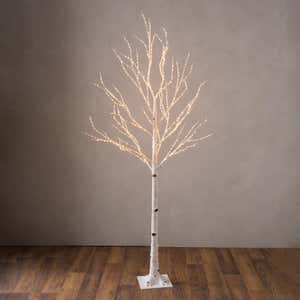 Large Indoor/Outdoor Birch Tree with 600 Warm White Lights