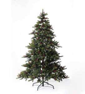 Lighted Outdoor Chippewa Spruce Faux Christmas Tree