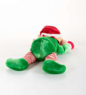 Jingle Elf Plush Cuddle Holiday Body Pillow