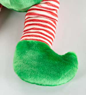 Jingle Elf Plush Cuddle Holiday Body Pillow