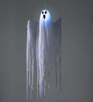 Hanging Ghost With Color-Changing Lights