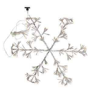 Oversized Electric Lighted Snowflake Holiday Decoration