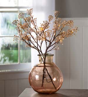 Indoor/Outdoor Lighted Baby's Breath Branches, Set of 2