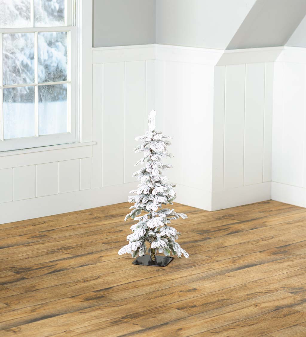 Monte Rosa Flocked Alpine Fir Tabletop Tree