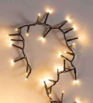 Indoor/Outdoor Electric String Lights with 500 Warm White LEDs; 36'L
