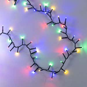 Indoor/Outdoor Electric String Lights with 1000 Multicolor LEDs; 73'L