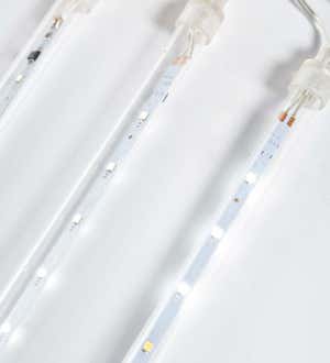 Indoor/Outdoor Electric Icicle Chasing Lights with Cool White LEDs