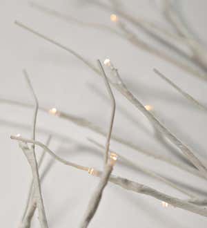 Birch Twig Branches with Dual-Function Lights, Set of 2