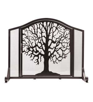 Small Tree of Life Fire Screen with Door