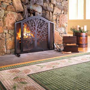 Sweetwater Pine Plaid EnduraStran Area Rug