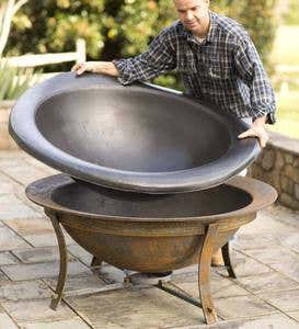 Syrup Kettle Fire Pit Fountain Liner