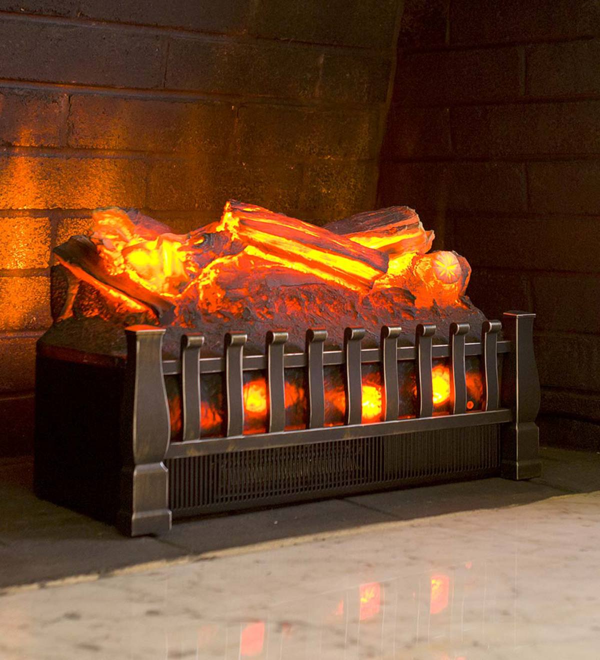 Electric Infrared Log Set with Oak Logs