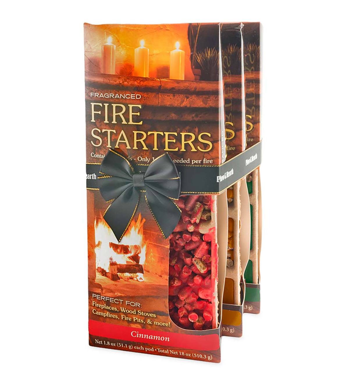 Fragranced Wax Fire Starters, Set of 3