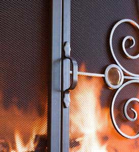 Small Florence Fireplace Screen with Door