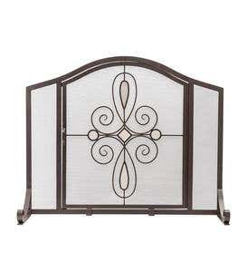 Small Florence Fireplace Screen with Door