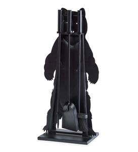 Shenandoah Mountain Bear Fireplace Tool Set