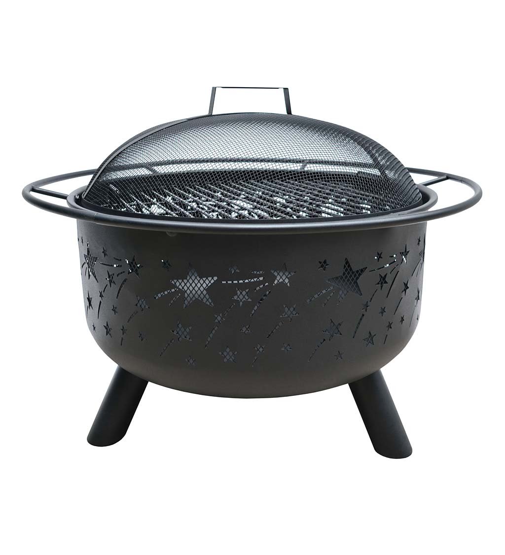 Shooting Stars Wood-Burning Fire Pit