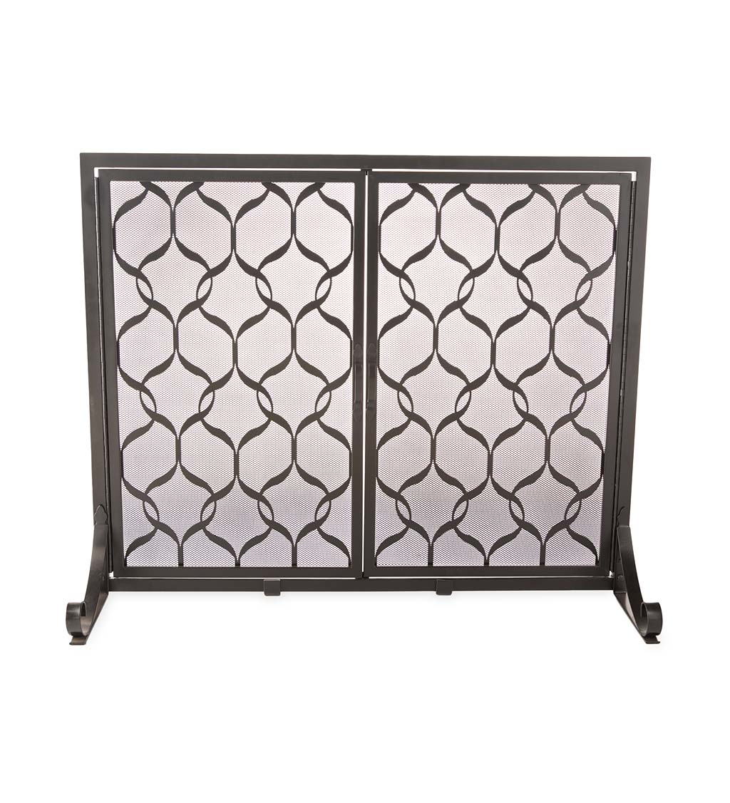 Astoria Two-Door Fireplace Screen, Large