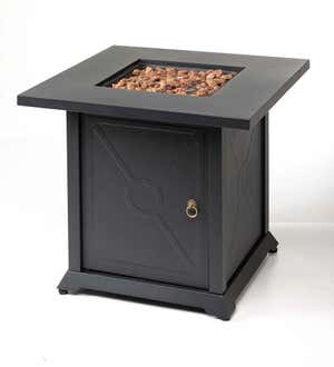 Sandford Propane Gas Fire Pit with Lava Rocks
