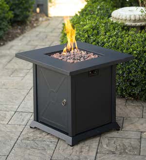 Sandford Propane Gas Fire Pit with Lava Rocks