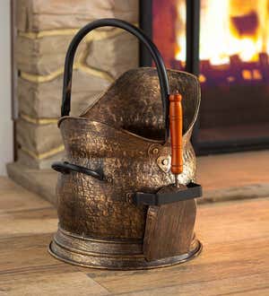 Fireplace Ash Bucket And Shovel