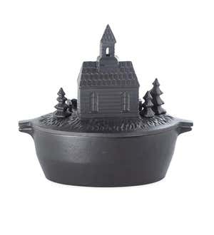 Church Wood Stove Steamer in Cast Iron