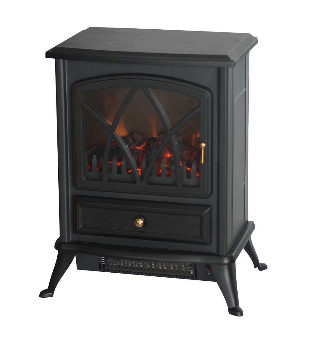 Clifton Compact Electric Stove Heater - Black