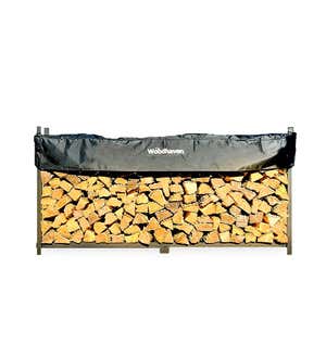 Portable Wood Rack with Cover