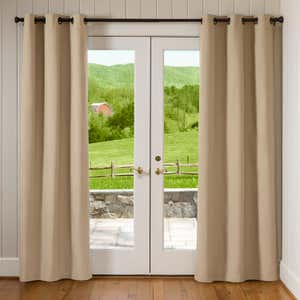 Thermalogic Energy Efficient Insulated Solid Grommet Top Curtains Plow Hearth