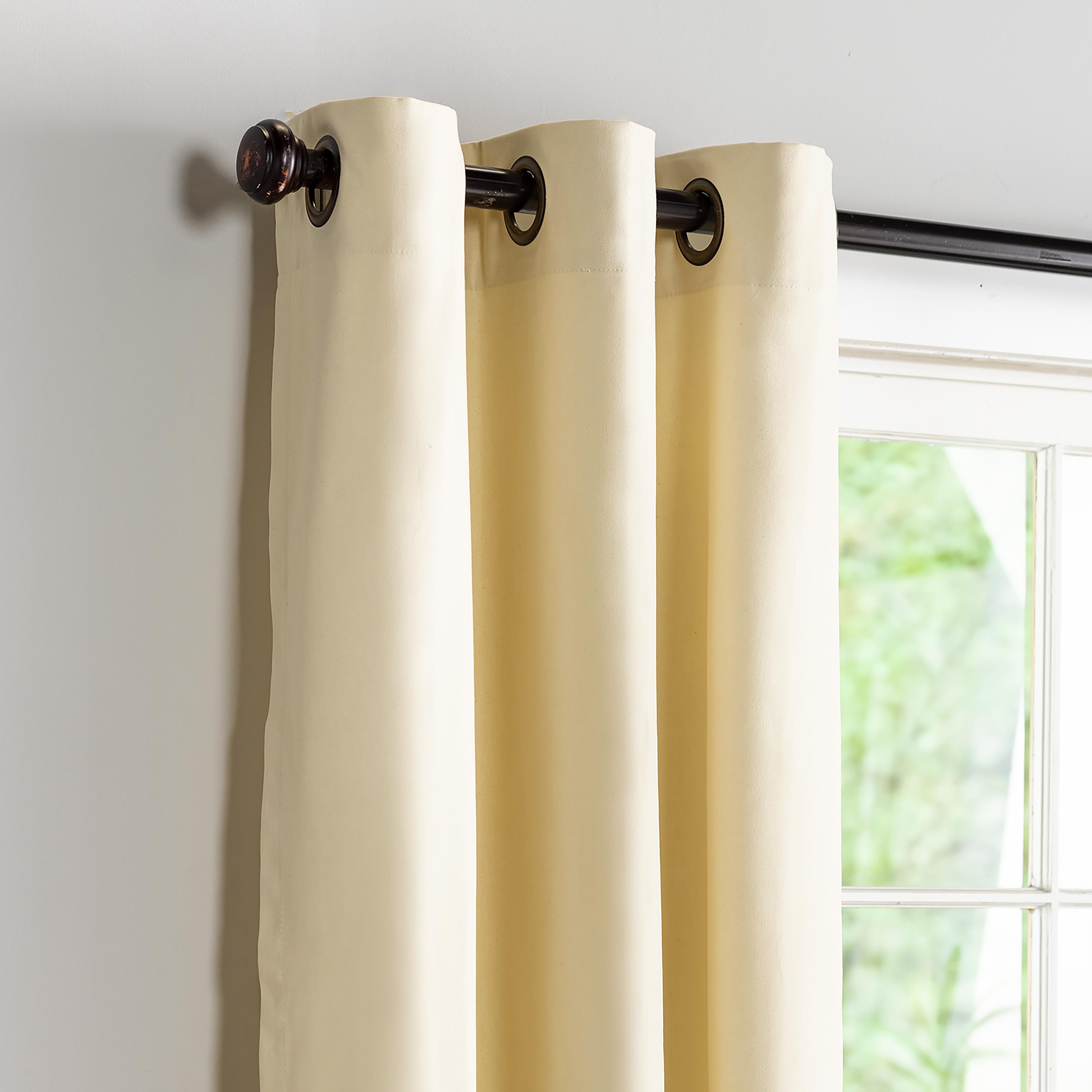 Buy Ram Kumar Hub Premium Plain Curtains for Living Room and Office for  Blackout Curtains (Set of 2 Piece) (CREAM-012, 4X9 FEET) Online at Low  Prices in India - Amazon.in