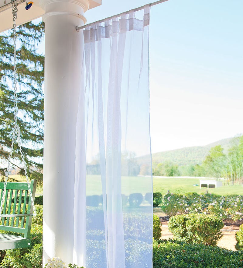 54"x 96"L Outdoor Tab Sheer Panel