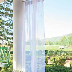 Outdoor Velcro® Curtains Tab Sheer Panel