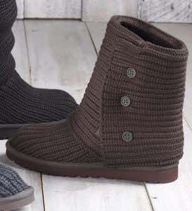 UGG® Australia Women's Soft-Knit Cardy Boot with Button Accents