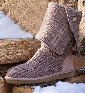 UGG® Australia Women's Soft-Knit Cardy Boot with Button Accents