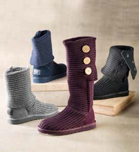 UGG® Australia Women's Soft-Knit Cardy Boot with Button Accents