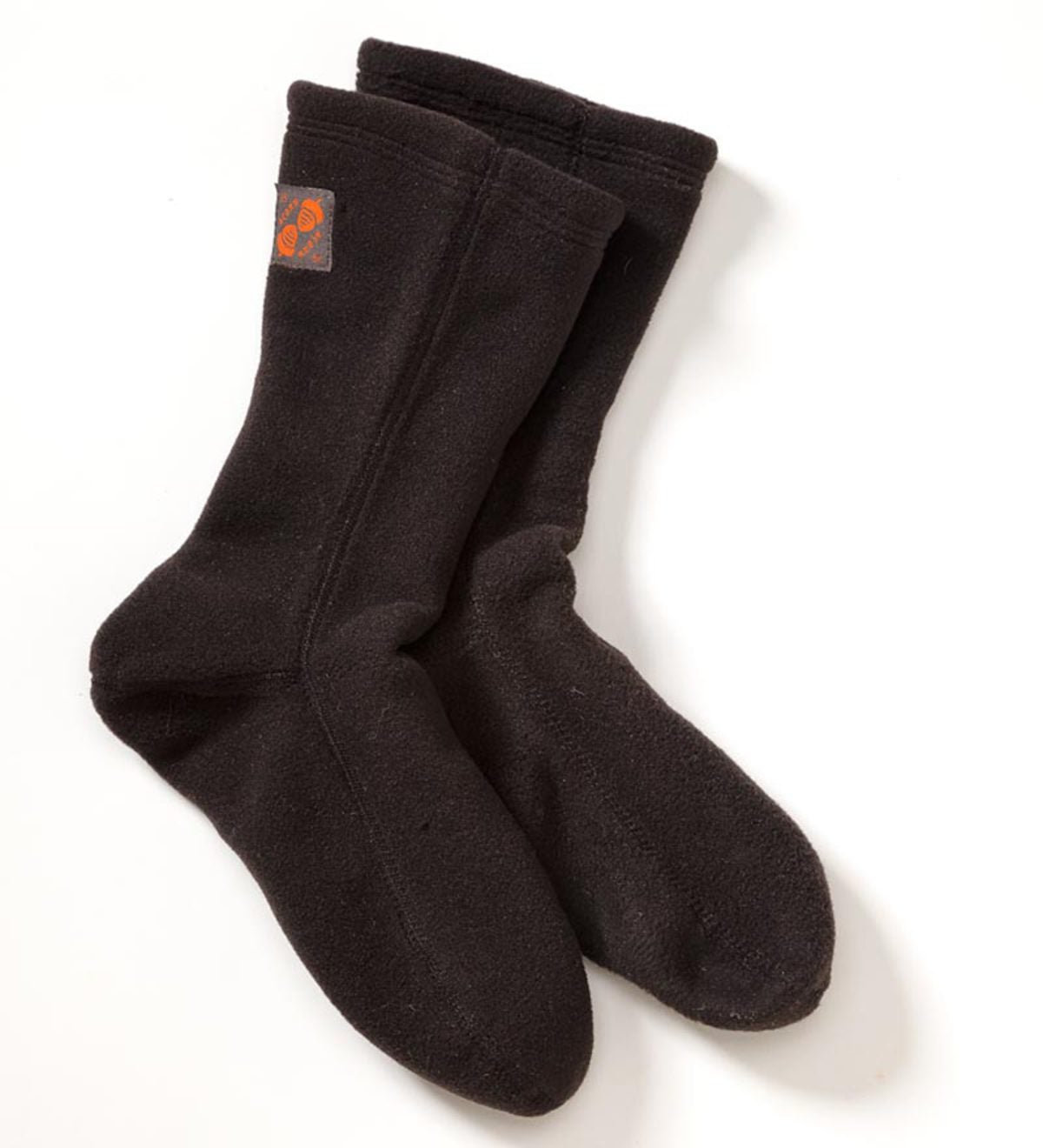 Acorn® Fleece Socks For Men and Women - Charcoal Cable - X-Small