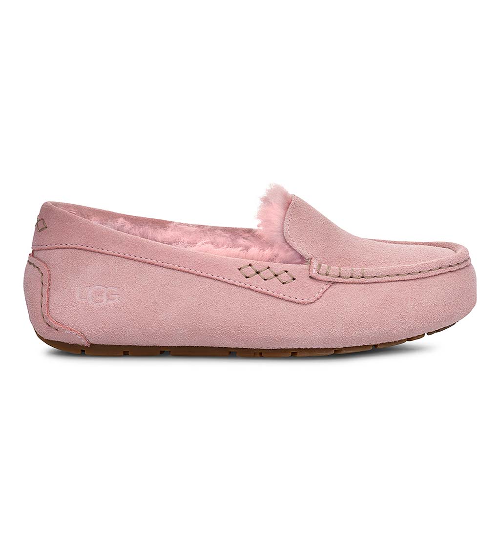 UGG Ansley Moccasin Slippers - Pink Crystal - Size 9