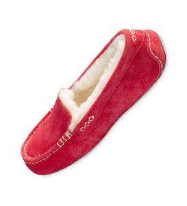 UGG Ansley Moccasin Slippers - Tango - Size 9