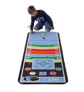 Marble Aim Game Mat with Marbles