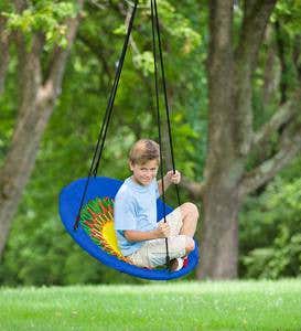 Round FunShine Swing with Soft Platform Seat