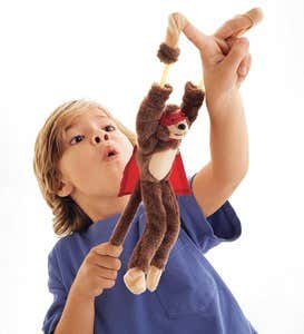 Flingshot Flying Monkey Plush Toys, Set of 3